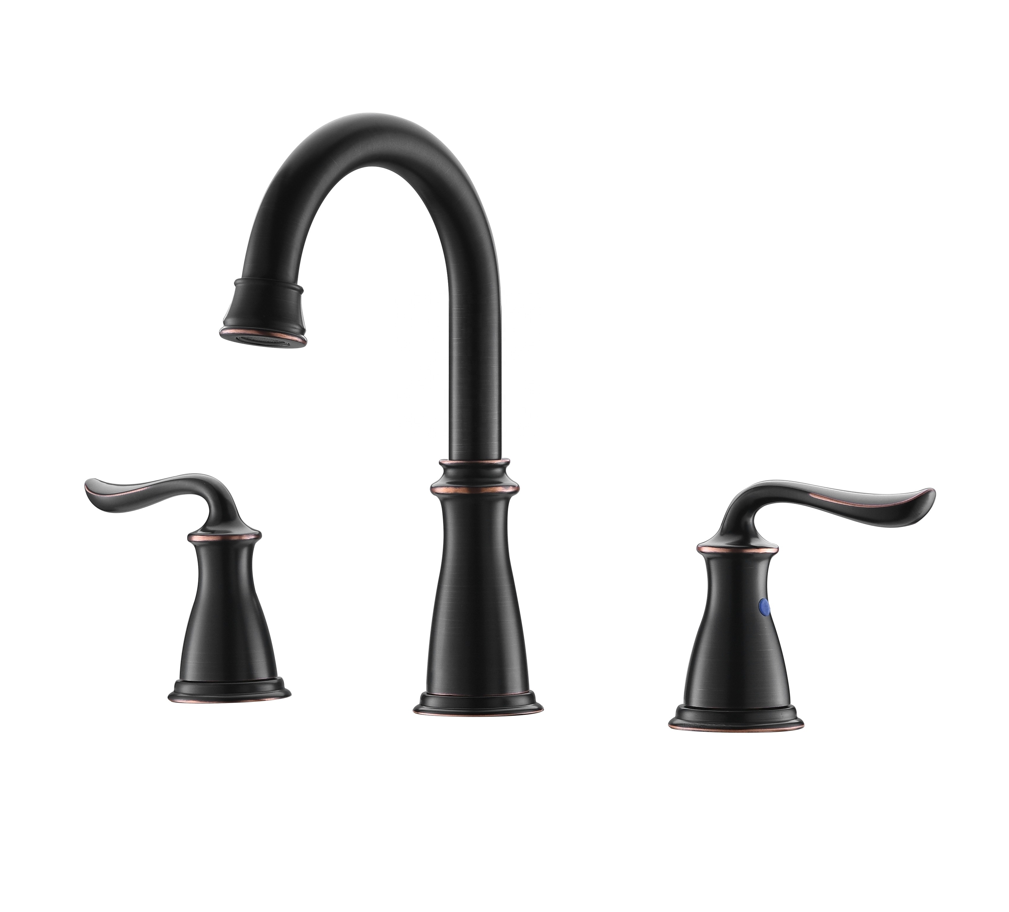 Waschbecken Wasserhahn Badezimmer Edelstahl Zweigriff Wasserhahn Küchenmischer Waschtischarmatur
