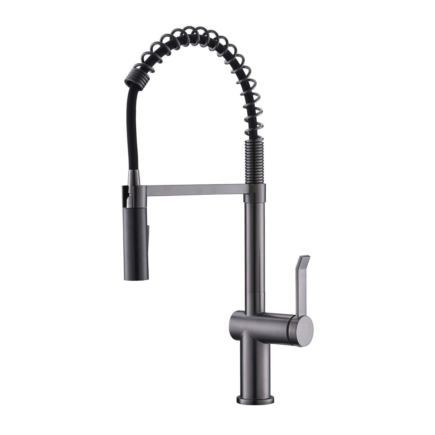 APS238-BS Kommerzieller Wasserhahn Edelstahl Küchenspüle Wasserhahn Pull Down Sprayer Küchenarmatur