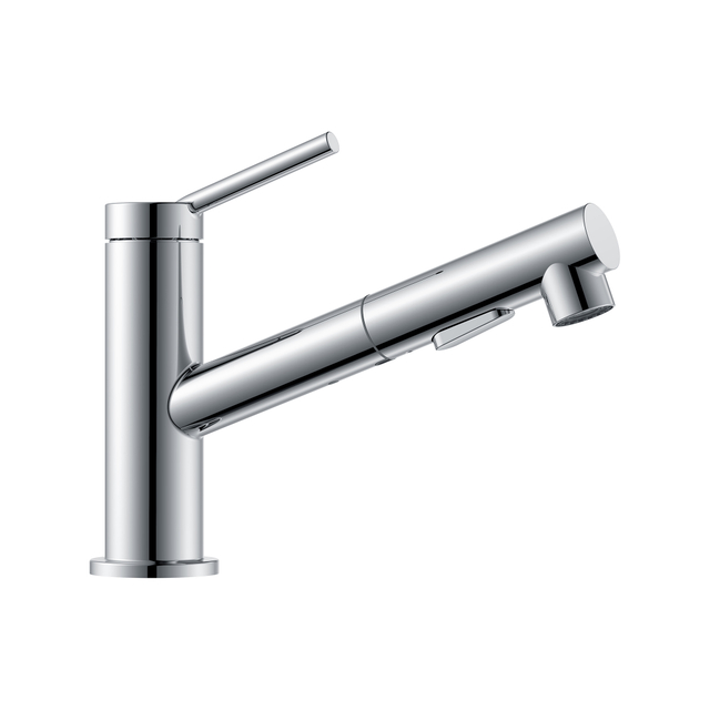 Einhand-Küchenarmaturen im klassischen Stil mit Chrom-Finish